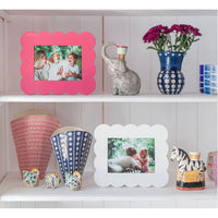 Addison Ross White Scalloped Lacquer Picture Frame (5x7)