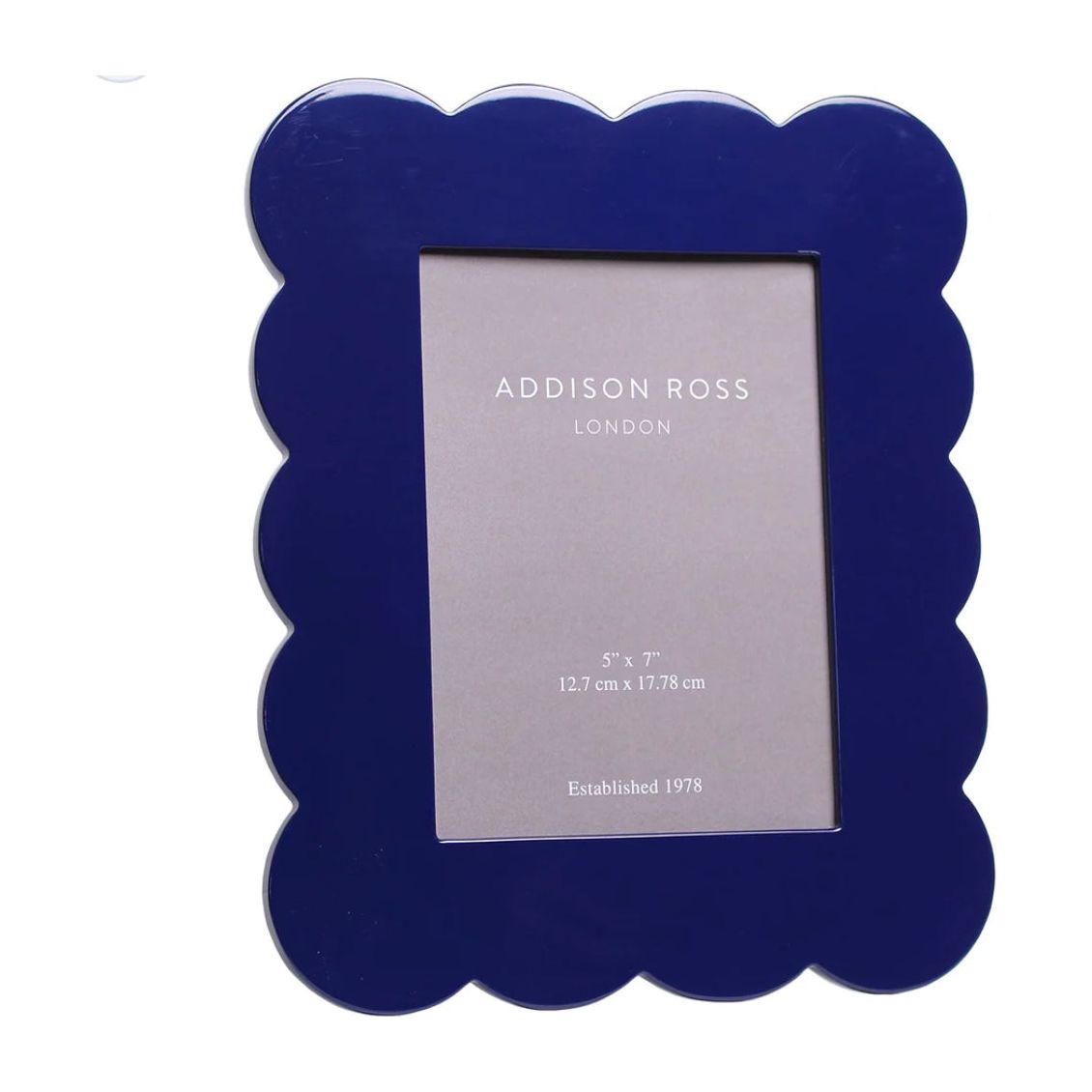 Addison Ross White Scalloped Lacquer Picture Frame (5x7)