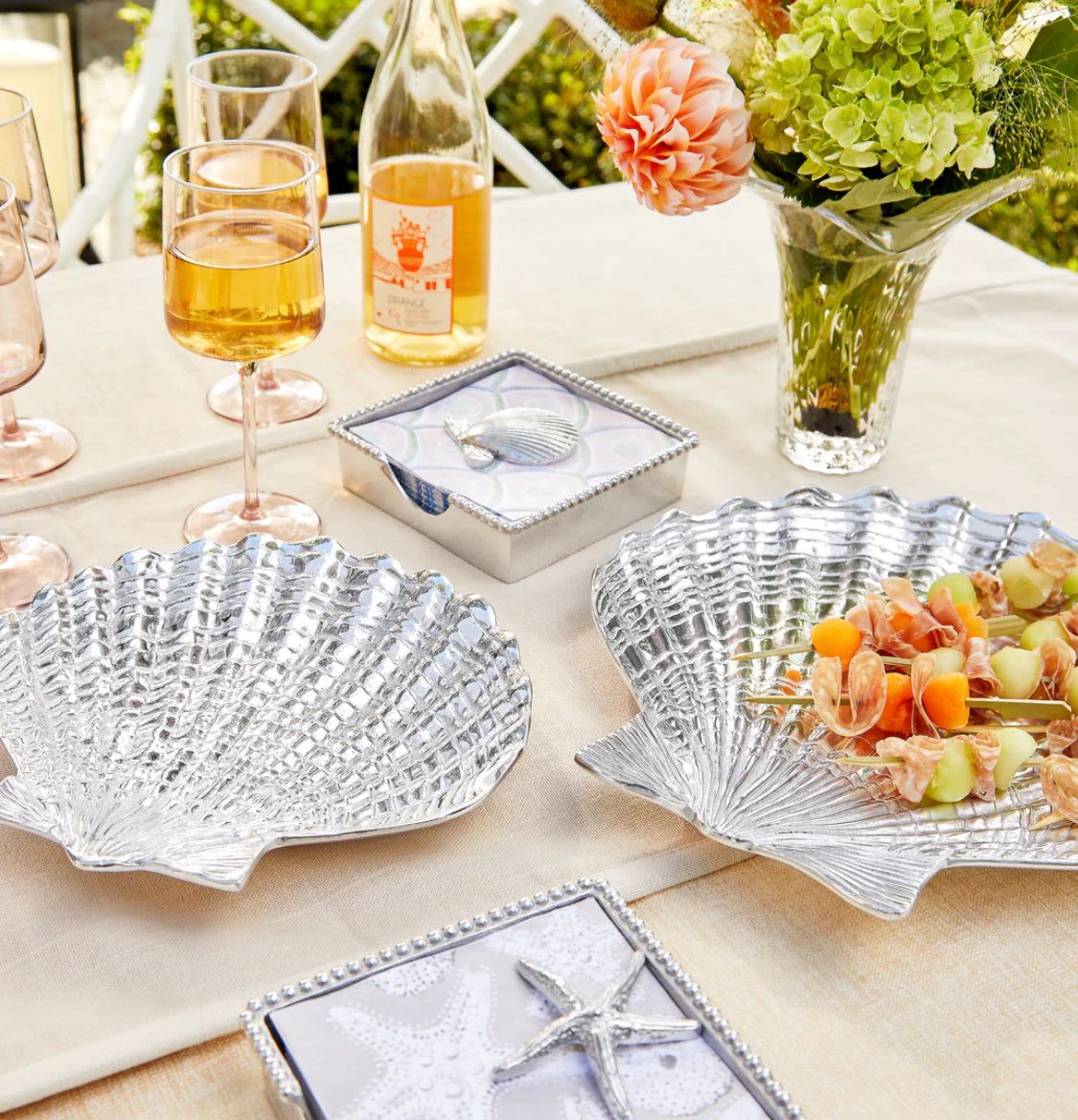 MARIPOSA SMALL SCALLOP SHELL PLATTER