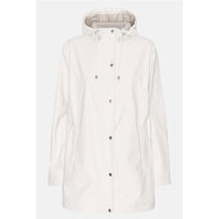 ILSE JACOBSEN HORNBÆK RAIN 228FR HOODED RUBBERIZED JACKET | MILK CREME 121