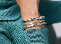 Julie Vos Havana Hoop or Bangle Silver