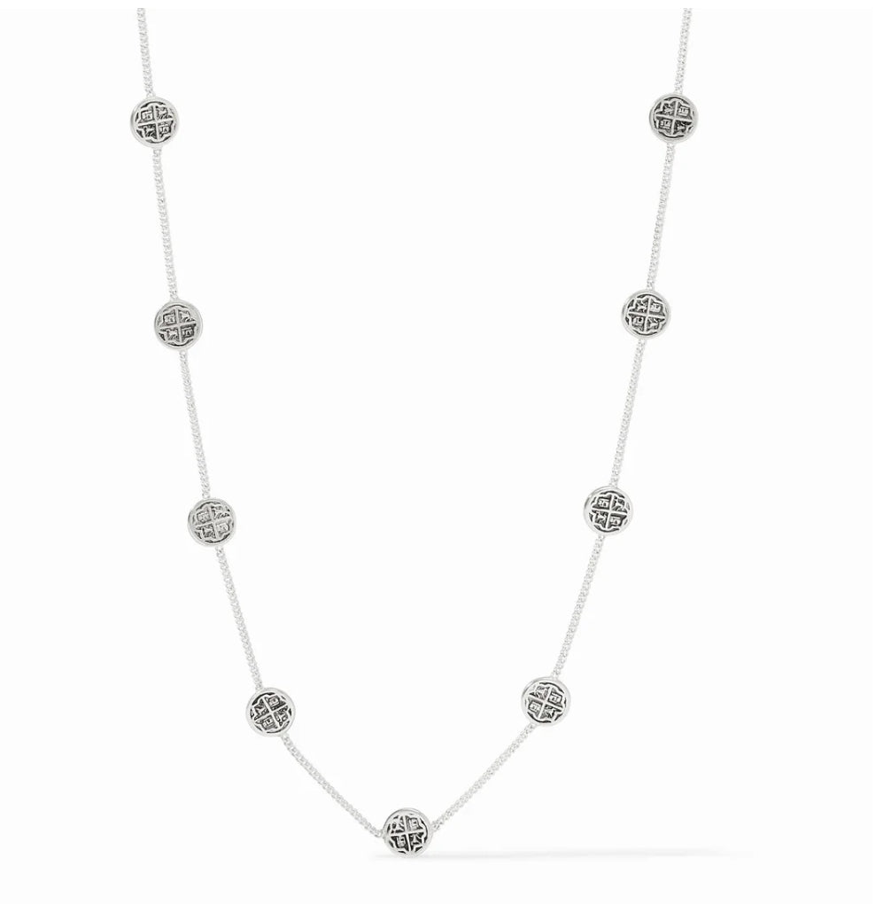 Julie Vos Solara Silver Collection Bracelet, Earrings, Necklace
