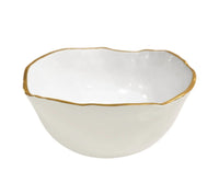 BEATRIZ BALL - ENCANTO OSAKA LARGE BOWL TURQUOISE & WHITE or CREAM & WHITE