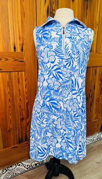 Lulu B  UPF50+ zip Swing Sleeveless Dress