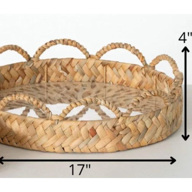 Woven Basket Tray