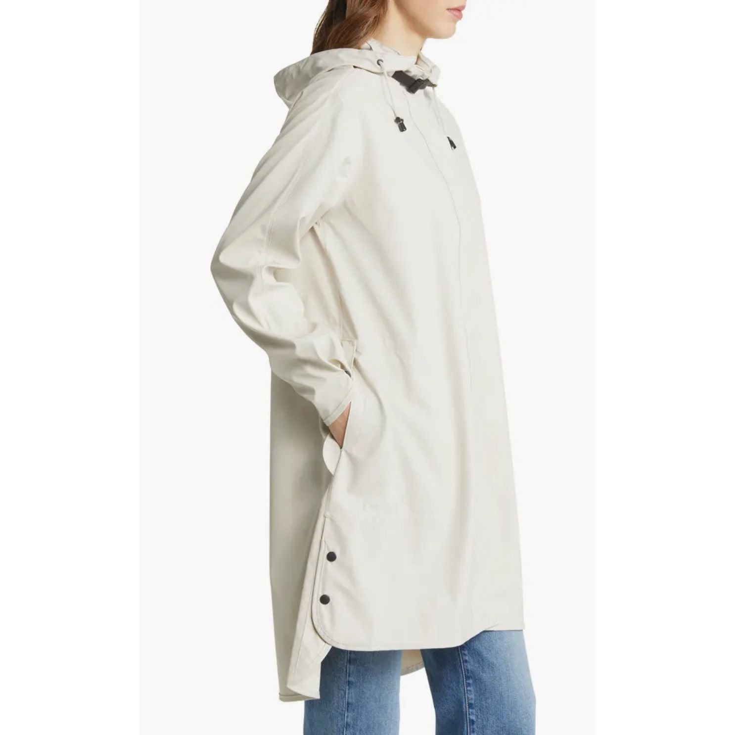Isle Jacobsen Hooded Rain Jacket Milk Crème