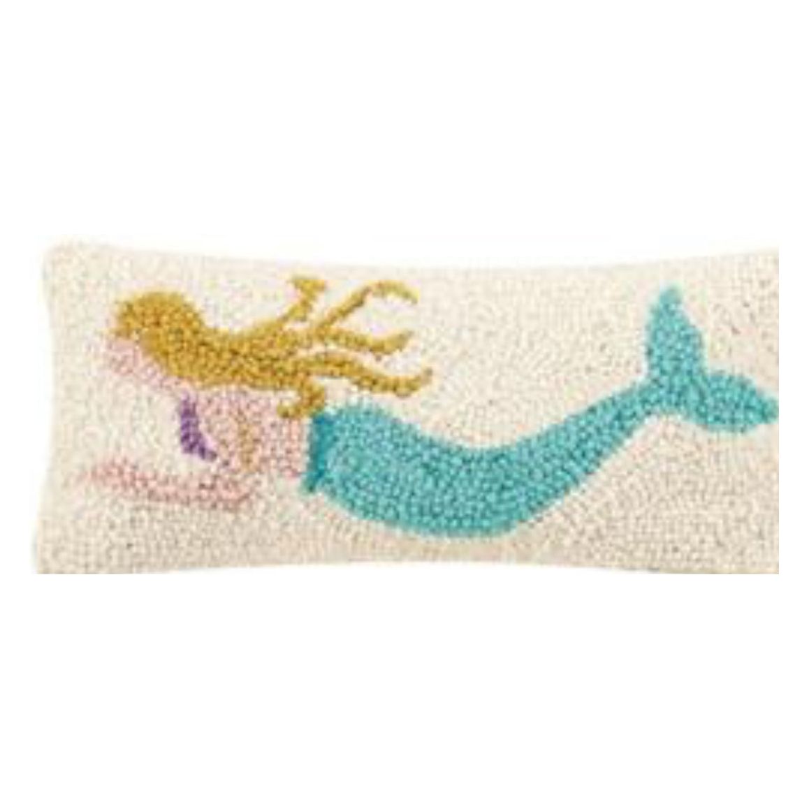Hooked Mermaid Pillow