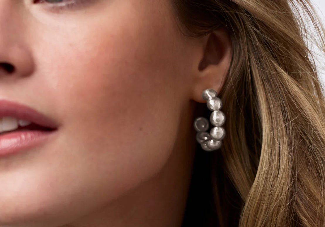 Julie Vos Solara Silver Collection Bracelet, Earrings, Necklace