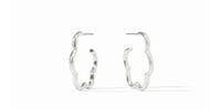 Julie Vos Gardenia Hoop Earring Silver or Gold