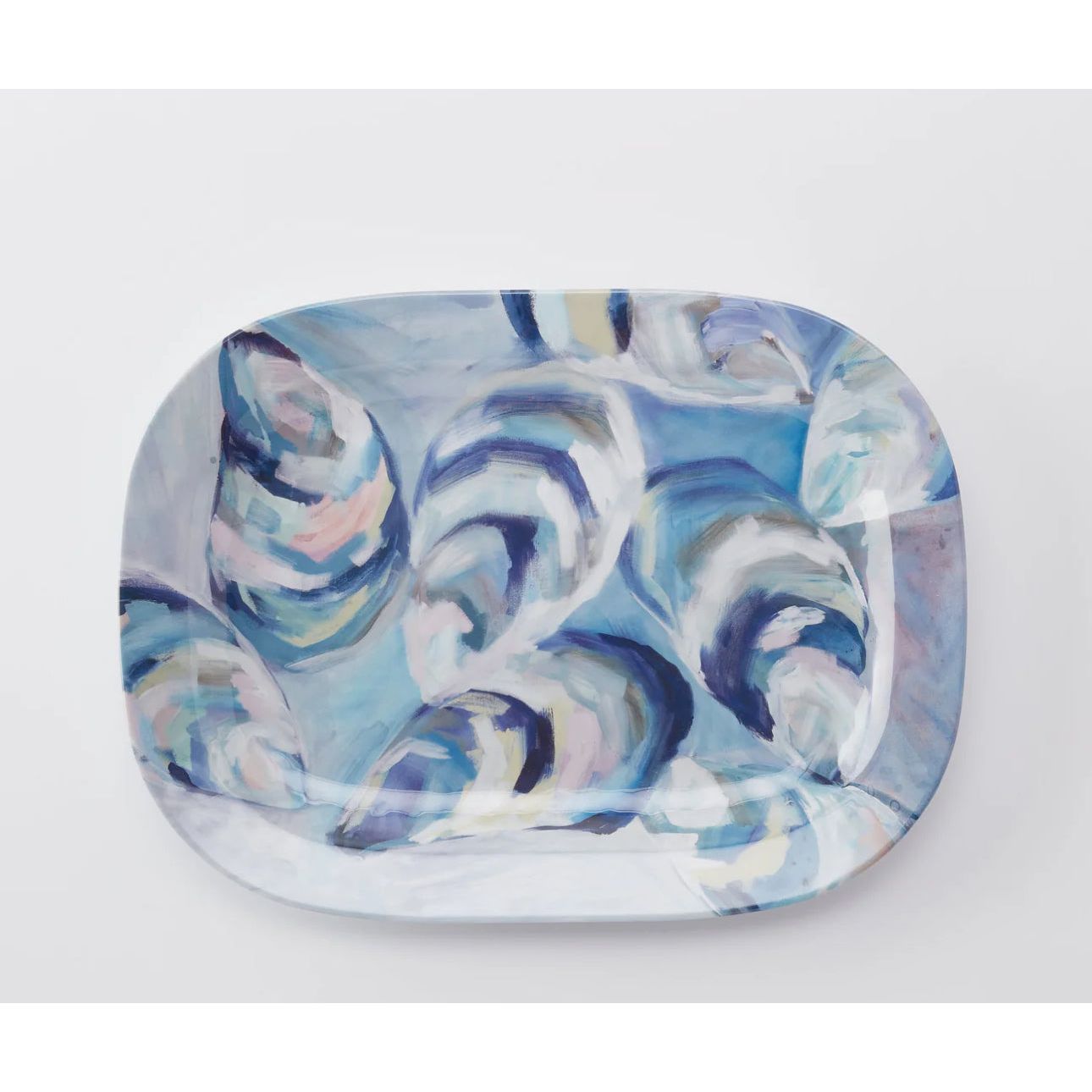 Kim Hovell Flowing Shell Large Melamine Bowl or Flowing Shell Servers or Platter