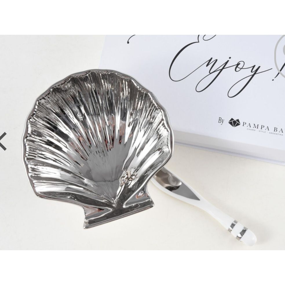Porcelain Shell Dip Set