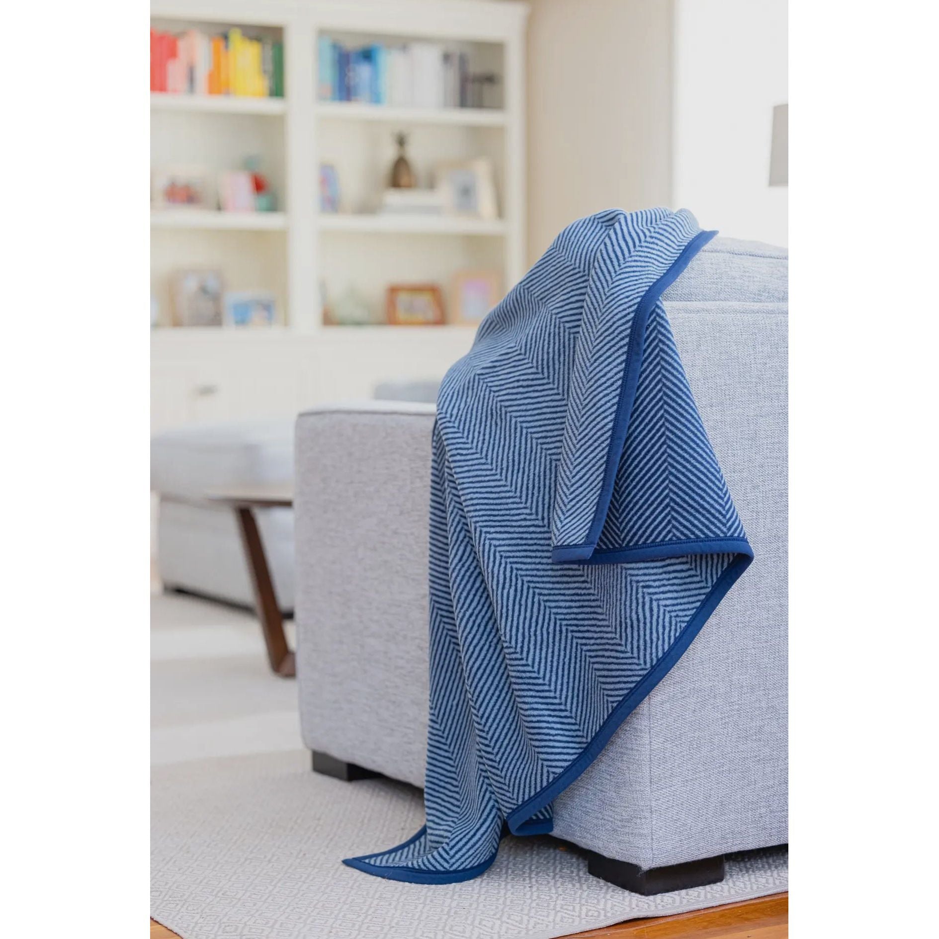 Chappy Wrap Harborview  Herringbone Navy or Light Grey