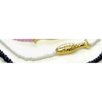 Lucky Fish Beaded Necklace Water Friendly
