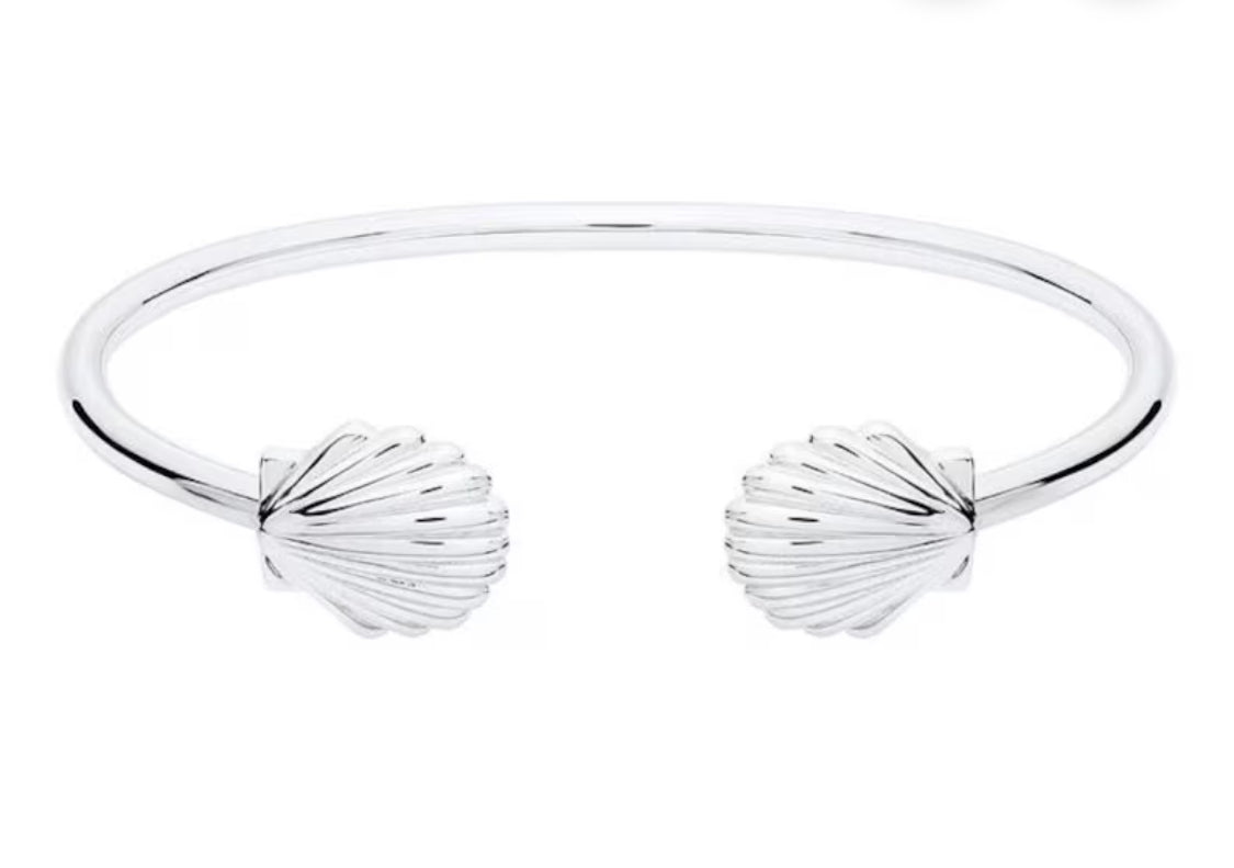 Cape Cod Scallop Shell Cuff Bracelet Authentic Lestage