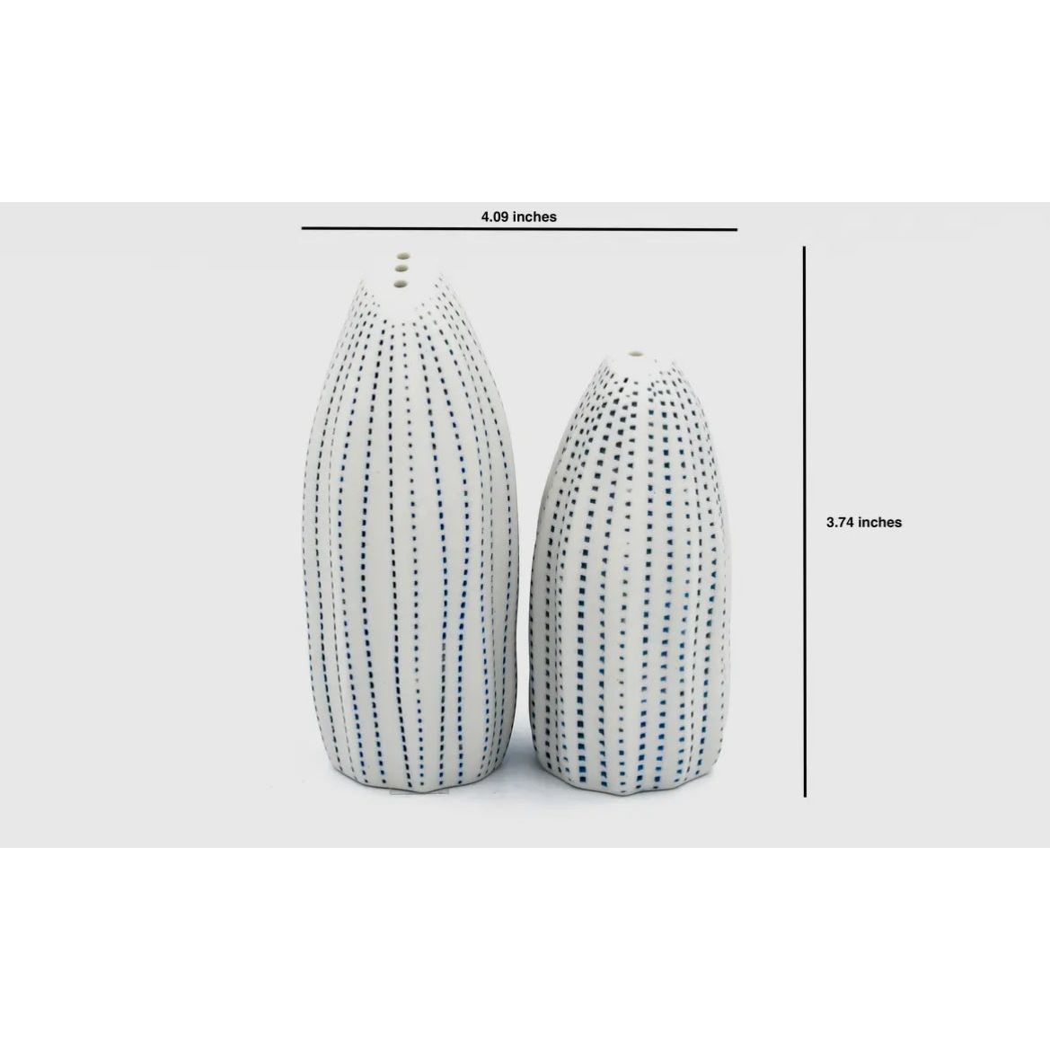 Porcelain Salt & Pepper Shakers