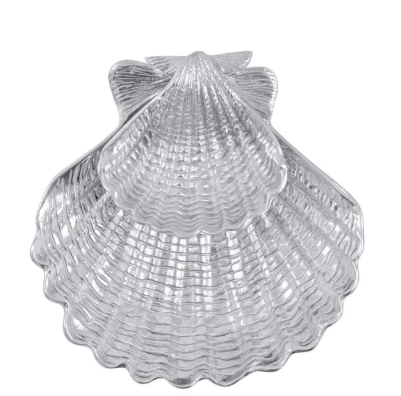 MARIPOSA SCALLOP SHELL 2-PIECE CHIP & DIP SET