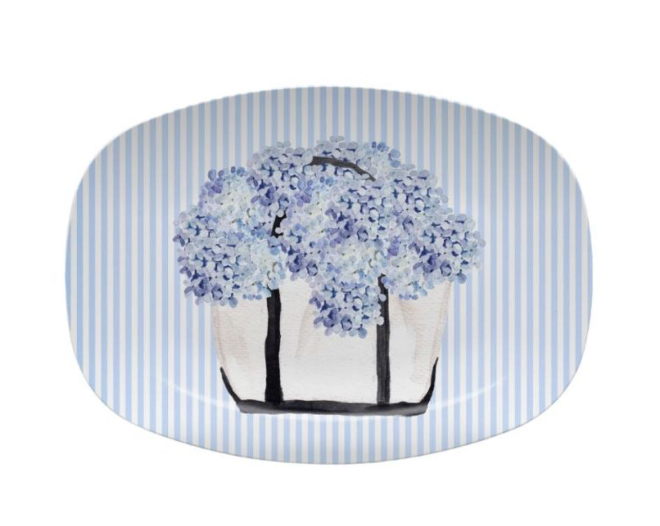 Mariposa Summer Tote Hydrangea Platter