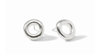 Pure silver plate (tarnish-free)
Length: 0.6 inches
Post for pierced ears
Includes pure silver plated earring backs
Julie Vos hallmark