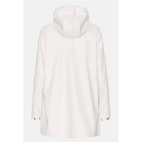 ILSE JACOBSEN HORNBÆK RAIN 228FR HOODED RUBBERIZED JACKET | MILK CREME 121