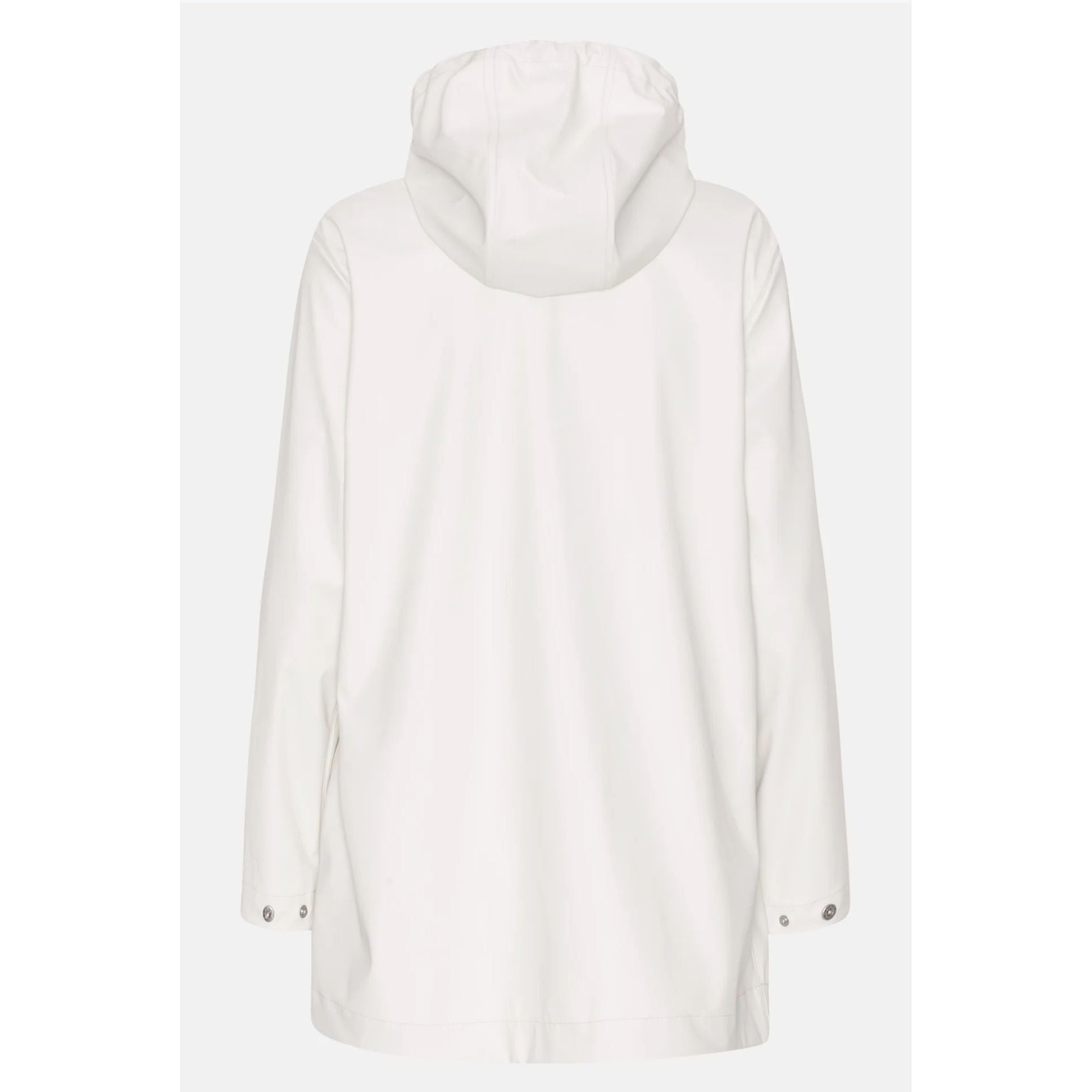 ILSE JACOBSEN HORNBÆK RAIN 228FR HOODED RUBBERIZED JACKET | MILK CREME 121