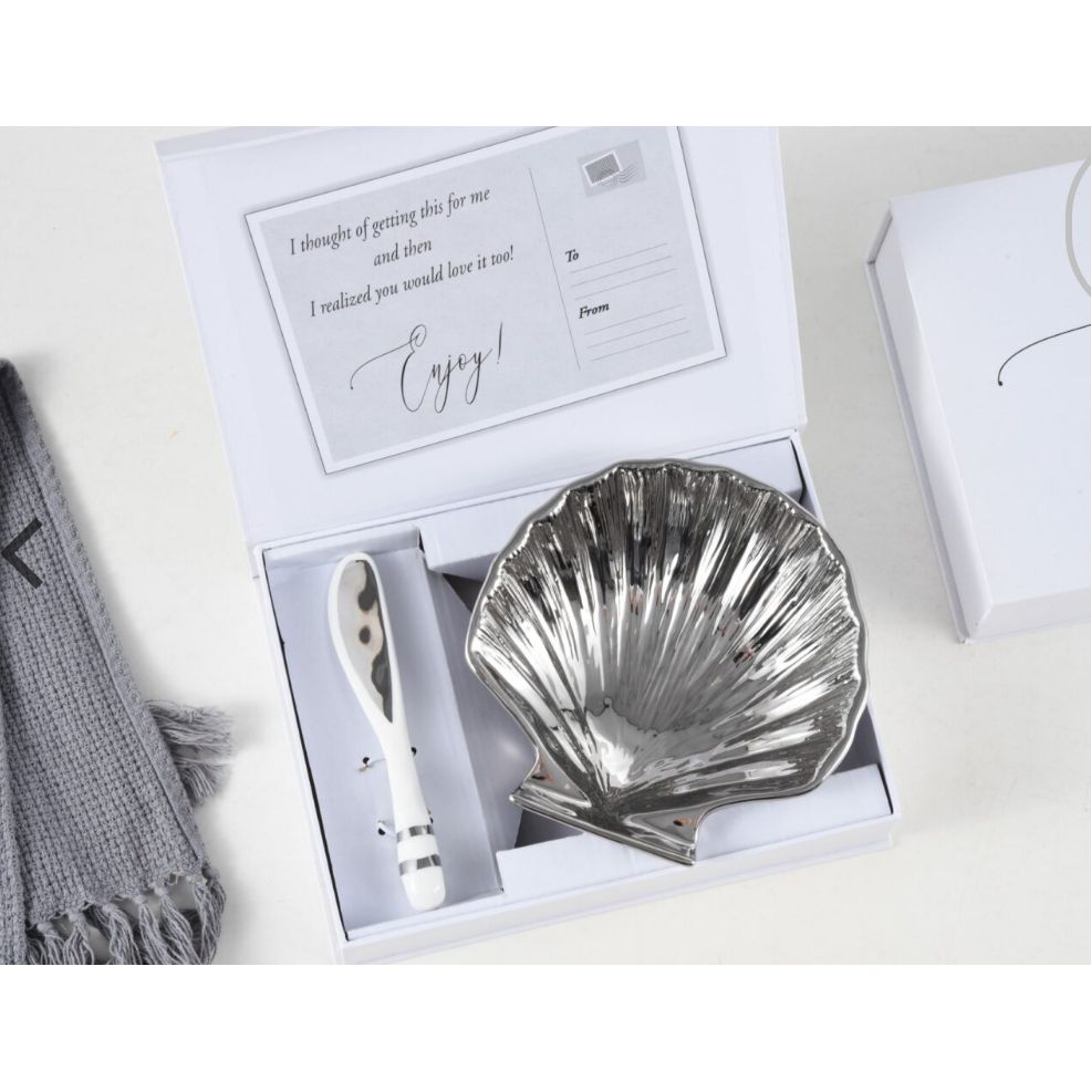 Porcelain Shell Dip Set