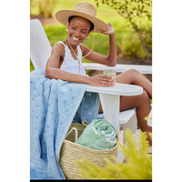 Chappy Wrap Seaside Scallop Fog Blanket