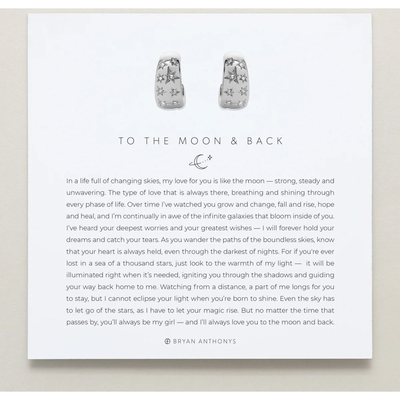 To The Moon And Back Earrings