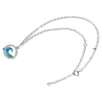Ocean Wave Pendant or Earrings