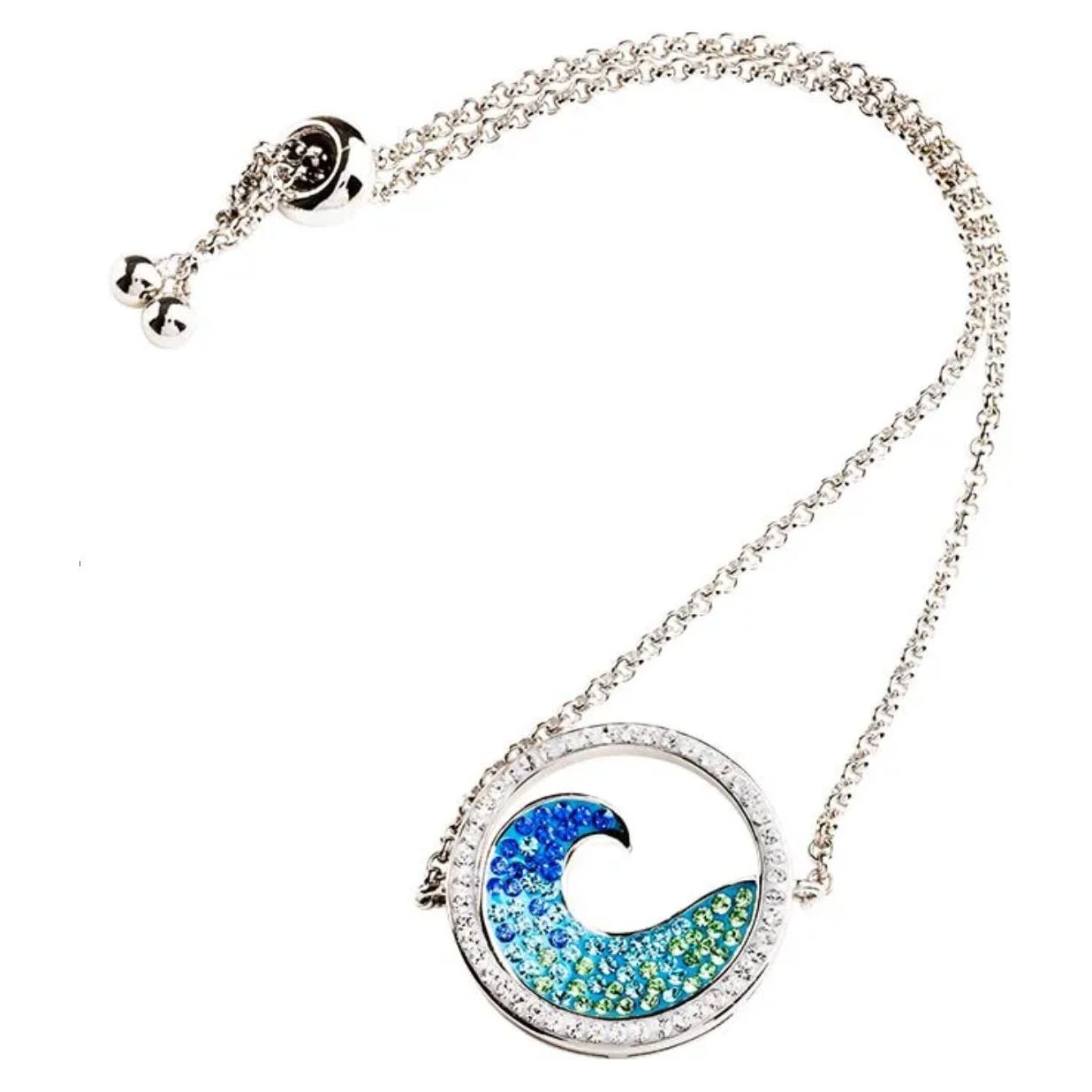 Ocean Wave Pendant or Earrings