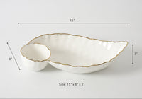 Portofino Porcelain Chip and Dip