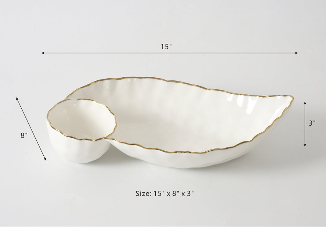 Portofino Porcelain Chip and Dip