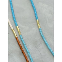 Turquoise necklace shown