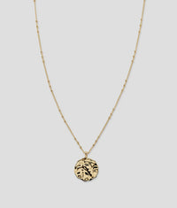 14k gold over brass necklace shown