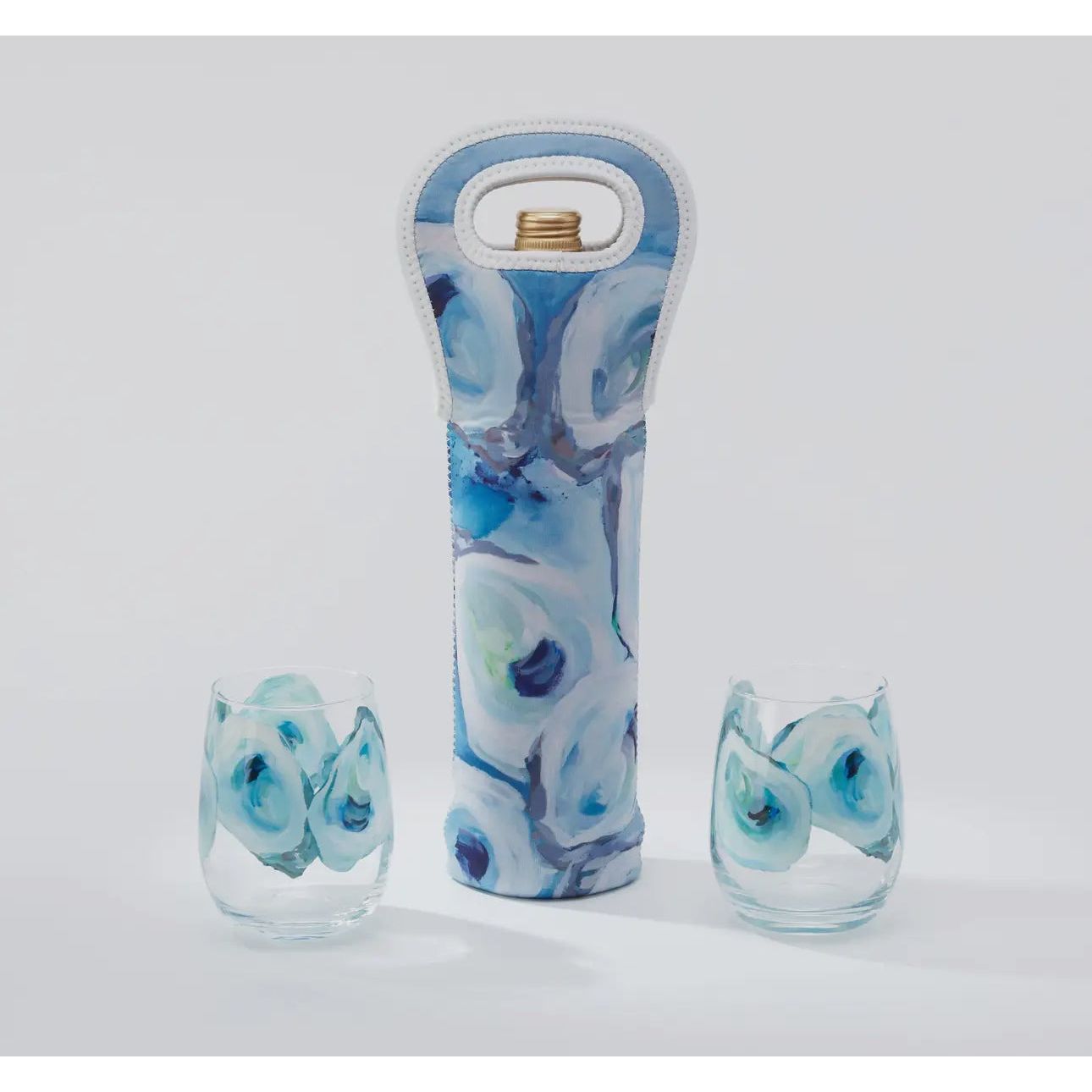 Bottle
Holder shown with 2 glasses