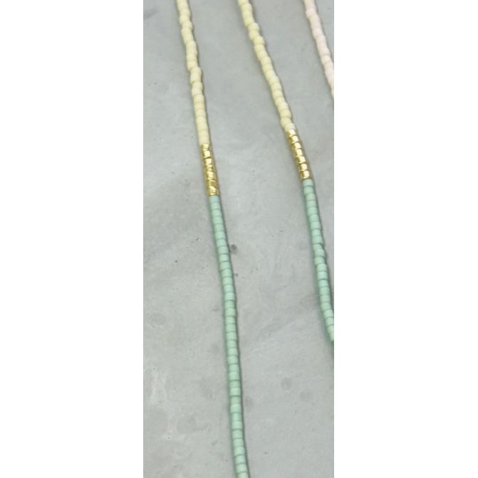 Seed Beaded Necklace Water Friendly