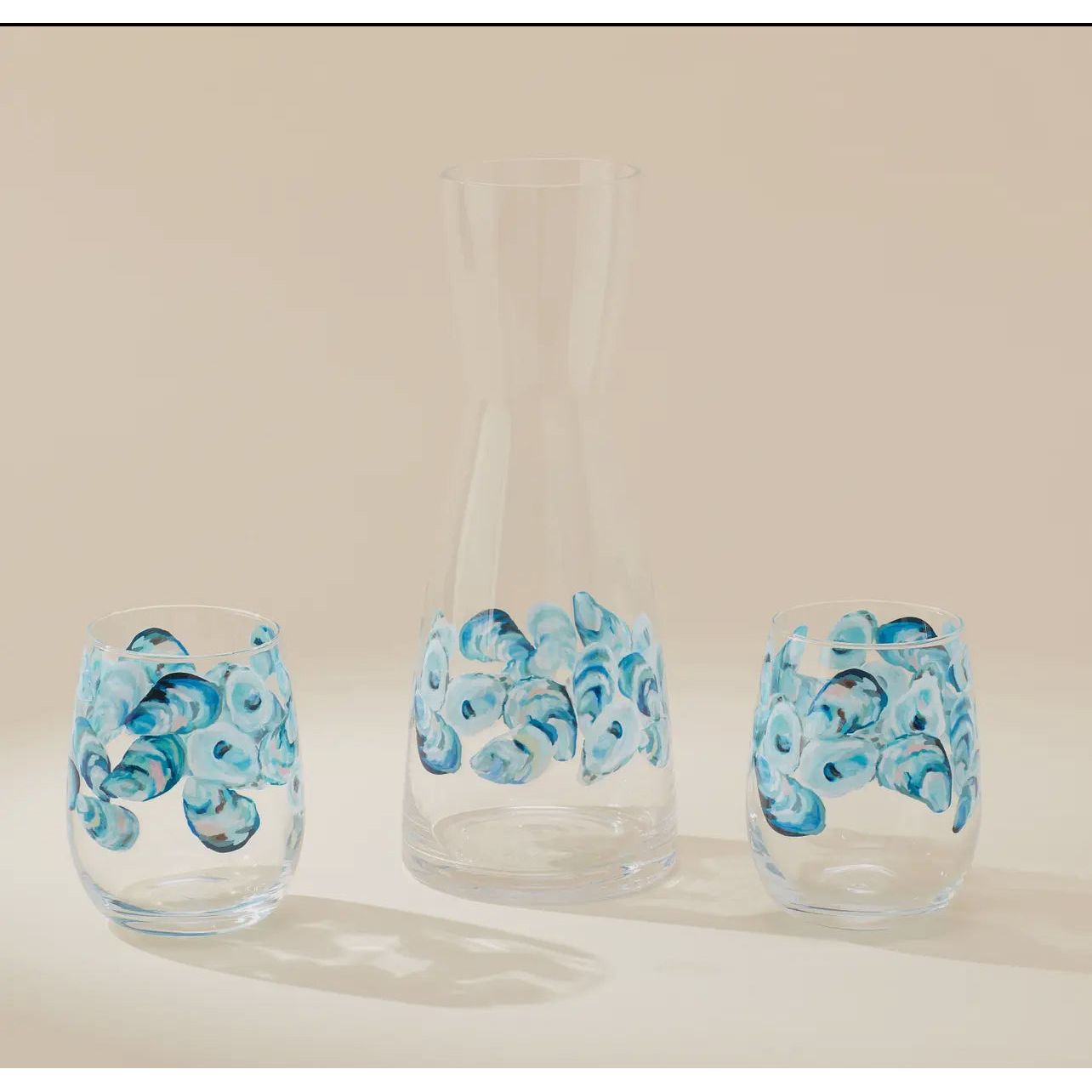 Kim Hovell Race  Day or Flowing Shells Wine Glass