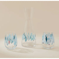 Kim Hovell Race  Day or Flowing Shells Wine Glass