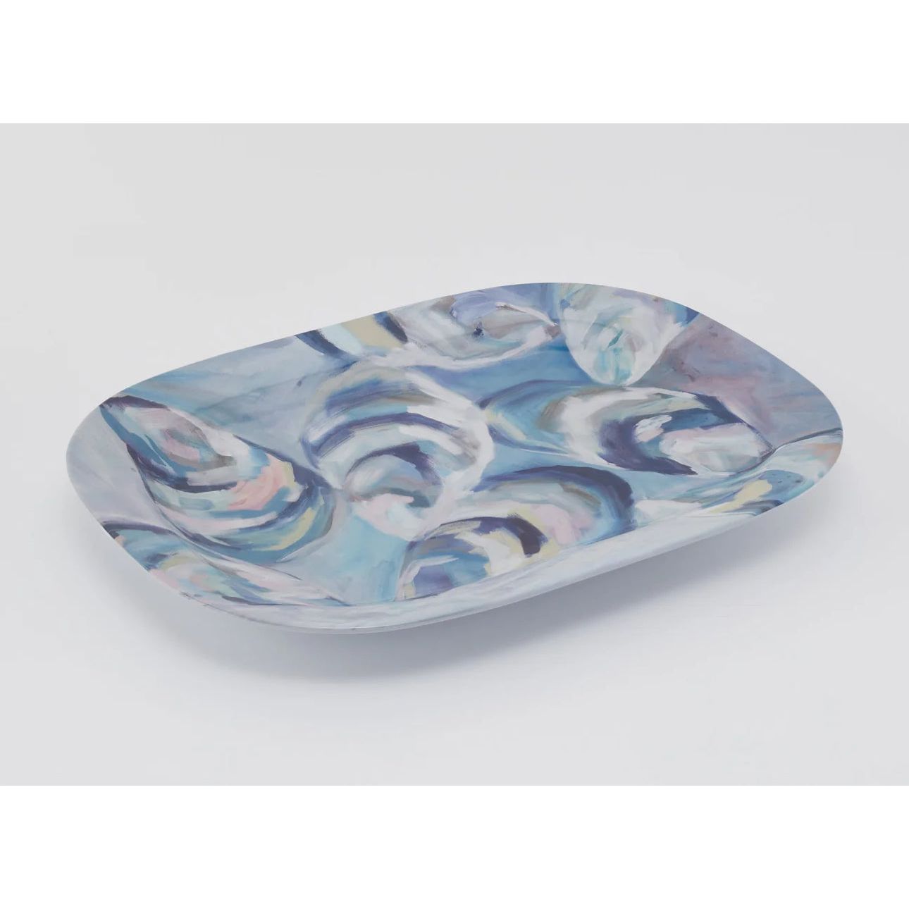 Kim Hovell Flowing Shell Large Melamine Bowl or Flowing Shell Servers or Platter