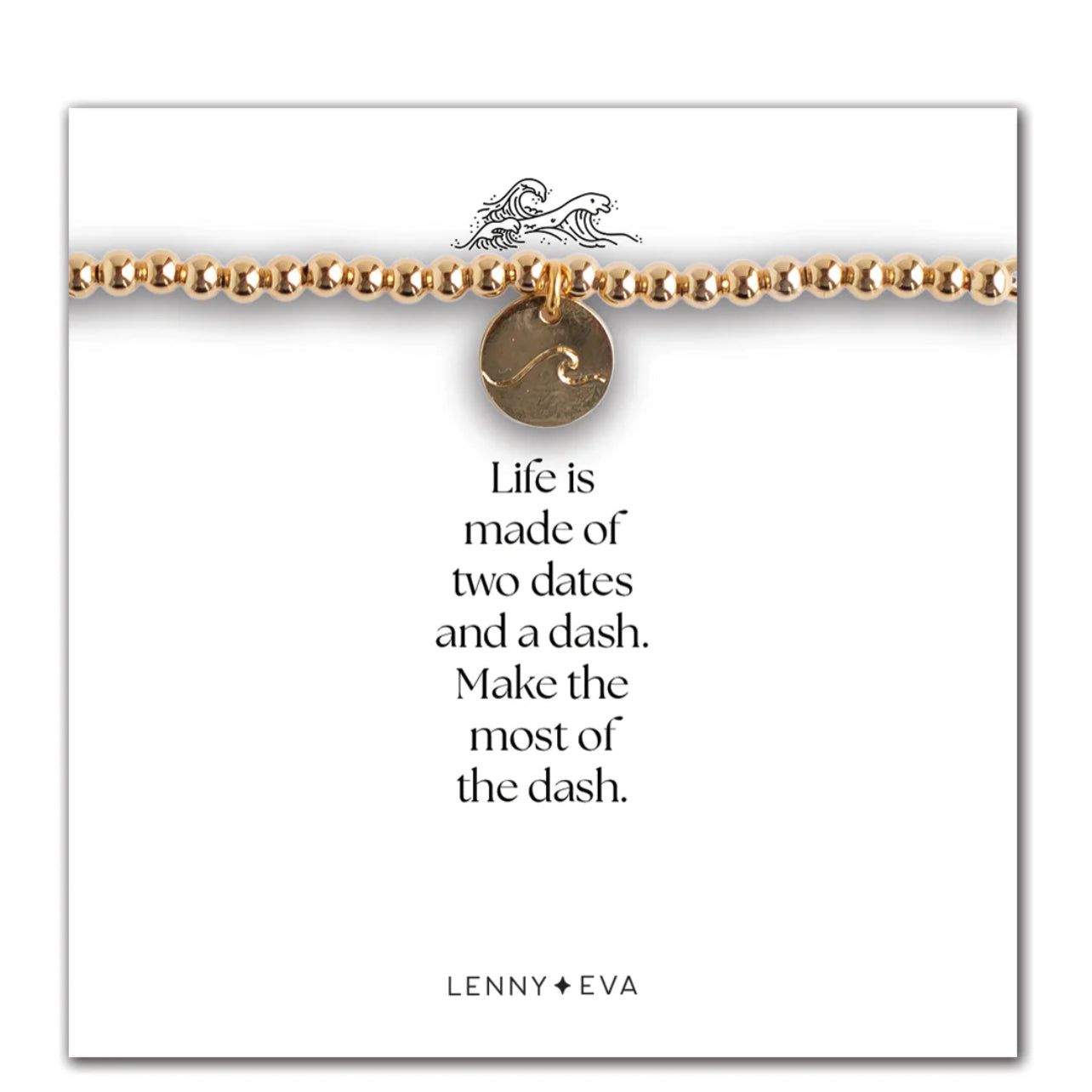 Intentions Bracelet Go With The Waves