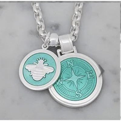 Lola Silver Spacer Pendant
