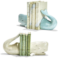 Whale Tail Bookends