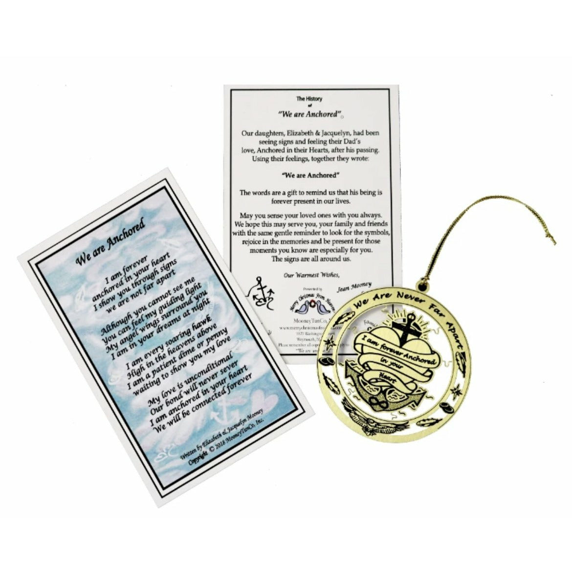 We Are Anchored Memorial Ornament