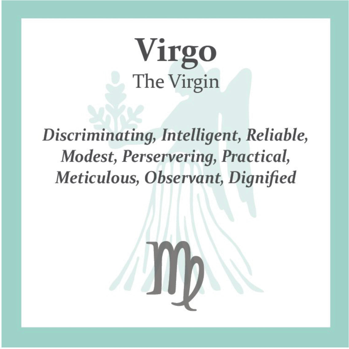 Lola Virgo Zodiac Pendant