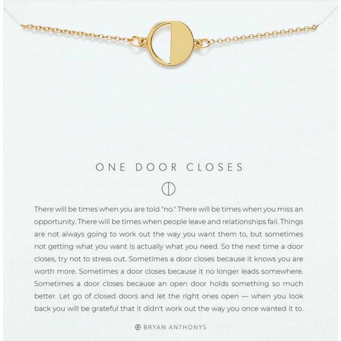 One Door Closes Another One opens Jewelry