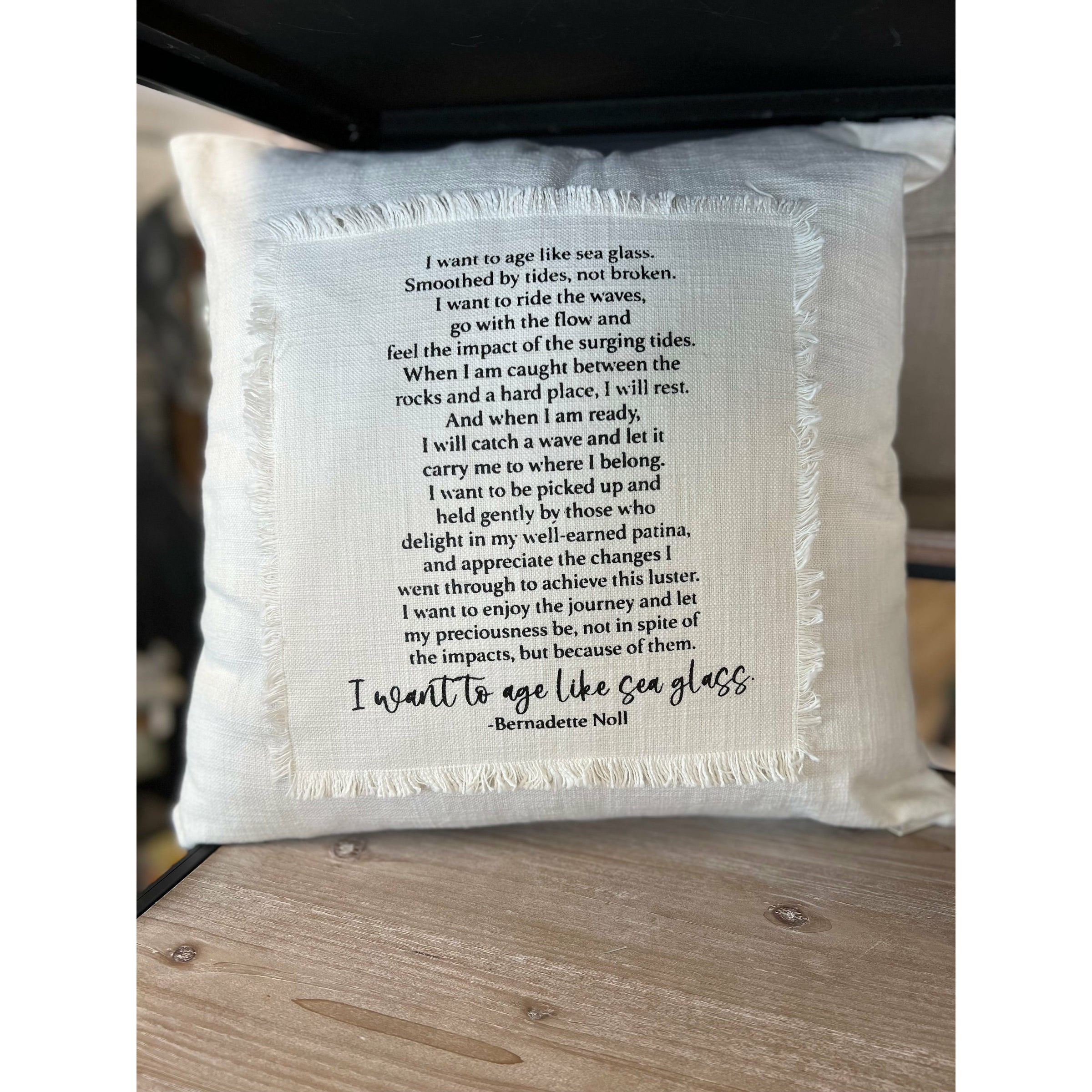 Sea Glass Pillow