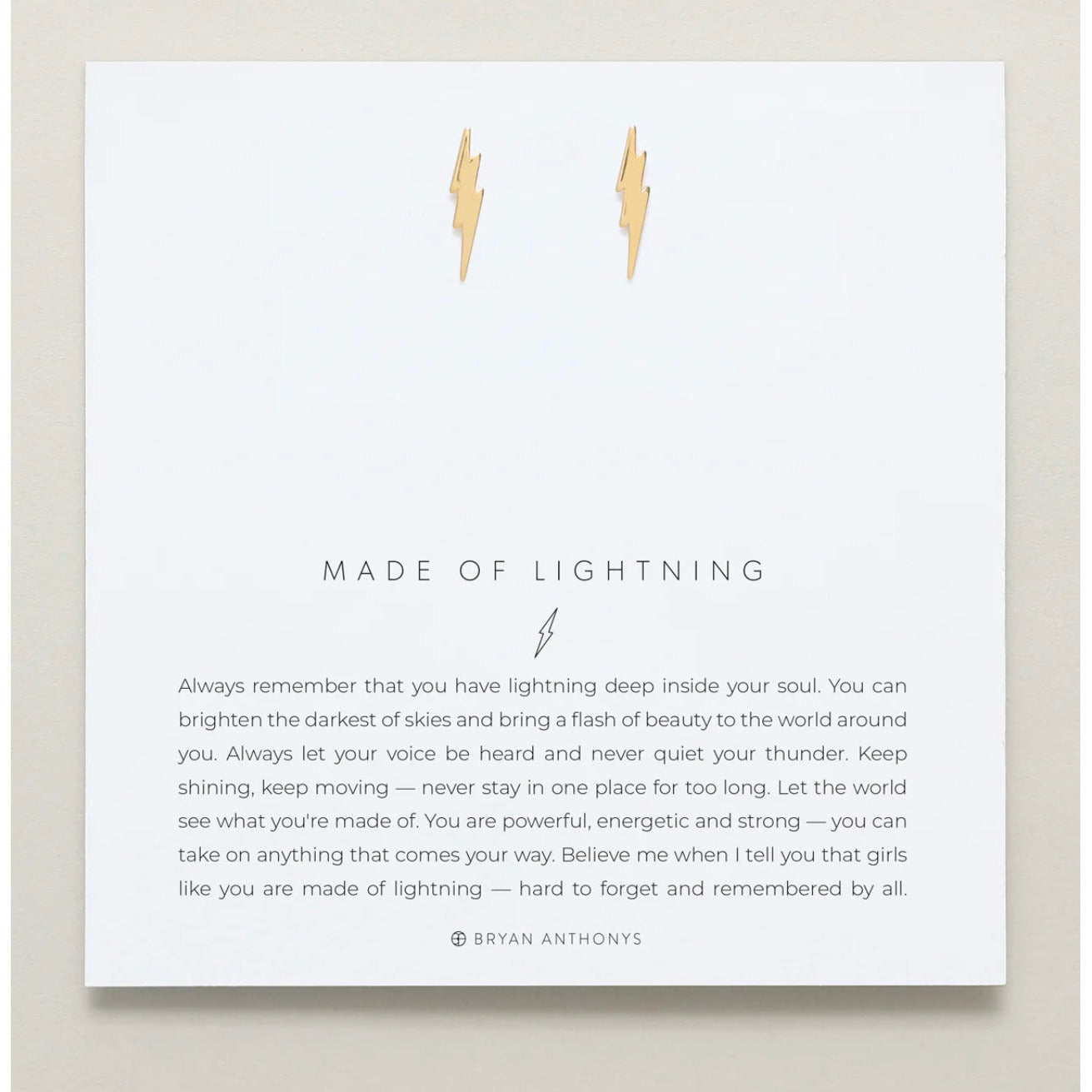 Made Of Lightening Earrings