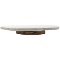 White Marble Lazy Susan