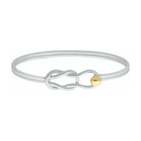 Square Knot and Loop Infinity Cape Cod Bracelet