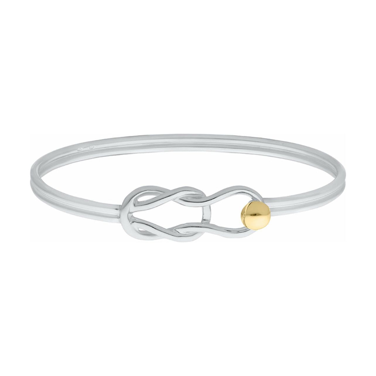 Square Knot and Loop Infinity Cape Cod Bracelet