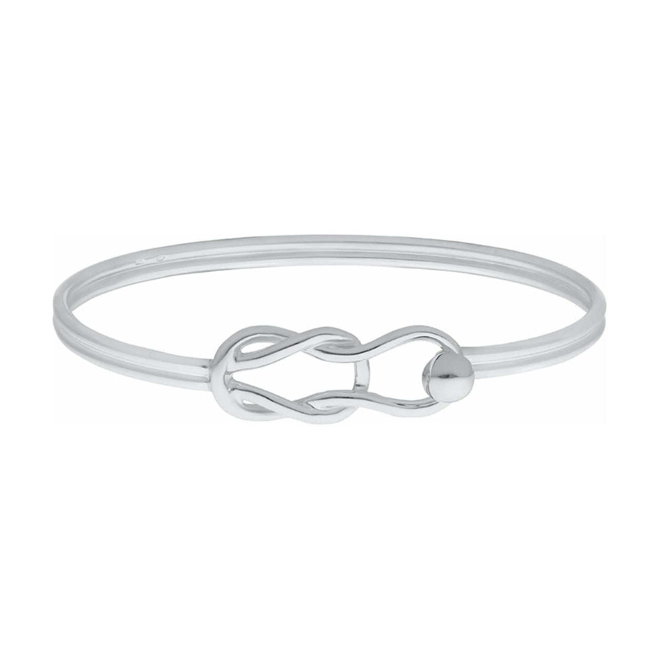 Square Knot and Loop Infinity Cape Cod Bracelet